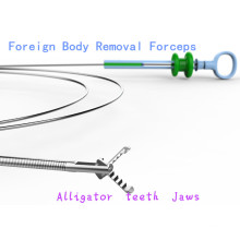 Jiuhong Single Use Alligator Teeth Shape Foregin Body Forceps Jhy-Fg-23-230-A1